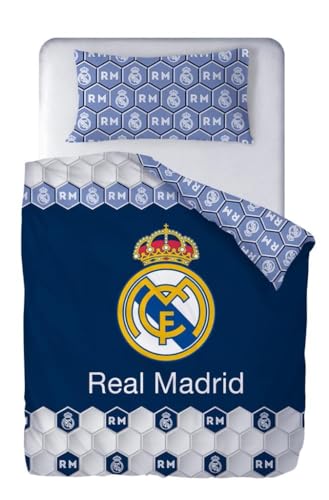 HM'S HOME'SECRET Funda Nórdica Real Madrid 2021 2 Piezas. Escudo Centrado (150 (240x220))