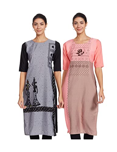 Image of Women's Crepe Regular Kurta