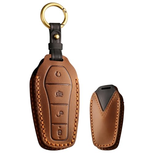 Coque de clé en cuir BYD Han Ev voyagez l'esprit tranquille au quotidien