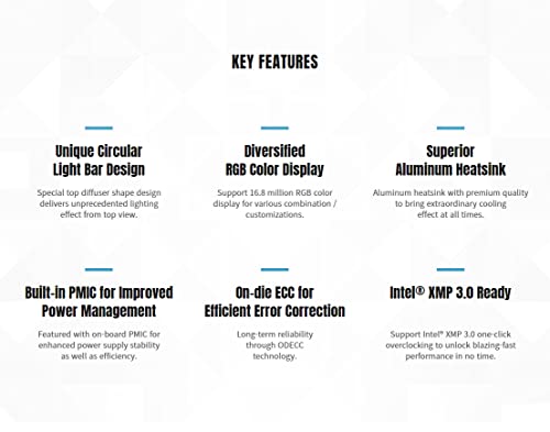 Image of KLEVV CRAS XR5 RGB DDR5 32GB (2x16GB) 7200MHz CL36 SK Hynix A-Die 1.4V Gaming Desktop Ram Memory XMP 3.0 Ready (KD5AGUA80-72B360S)