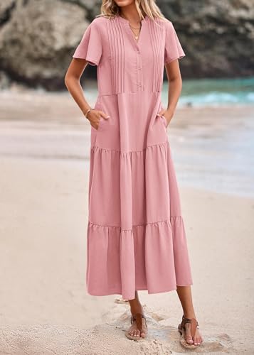 Image of KIRUNDO Summer Maxi Dresses for Women 2026