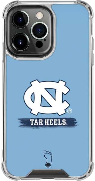 Skinit Clear Phone Case Compatible with iPhone 15 Pro - Officially Licensed University of North Carolina UNC Tar Heels Design