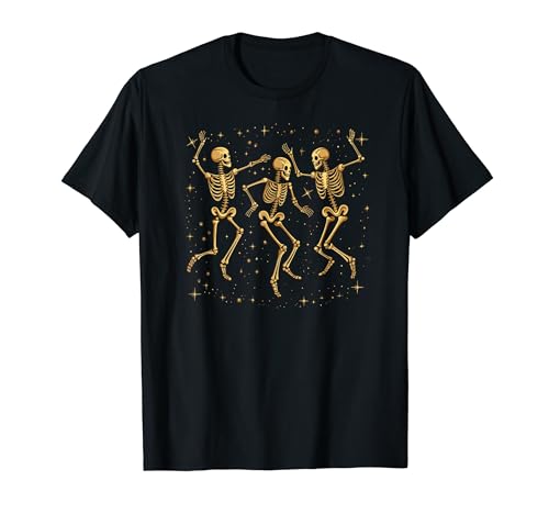 Happy Halloween Skeleton Dancing Camiseta