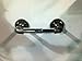 Industrial Black Pipe Toilet Paper Holder
