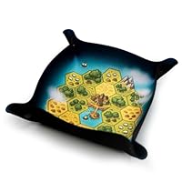 Würfeltablett für Brettspiele und RPG - Siedler 22 x 22 cm