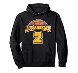 kids 2 year old 2nd birthday los angeles basketball fan boys felpa con cappuccio