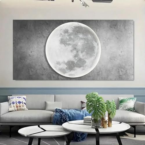 Peinture artistique espace et toile géométrique de haute précision pour salon moderne