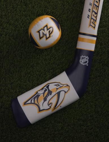 Image of Franklin Sports NHL Team Mini Soft Hockey Stick Set - NHL Team Soft Foam Mini Hockey Stick and Ball - Great Toy for Kids