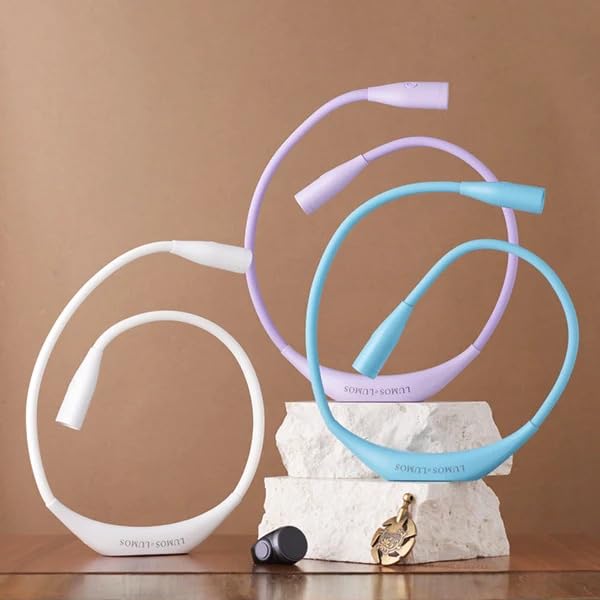 Image of Lumos Knitting Light, Crafter Light Around Neck for Knitters and Crocheters, 3 Colors & Adjustable Brightness. Portable, Wearable, Rechargeable&Long Lasting (Pink)