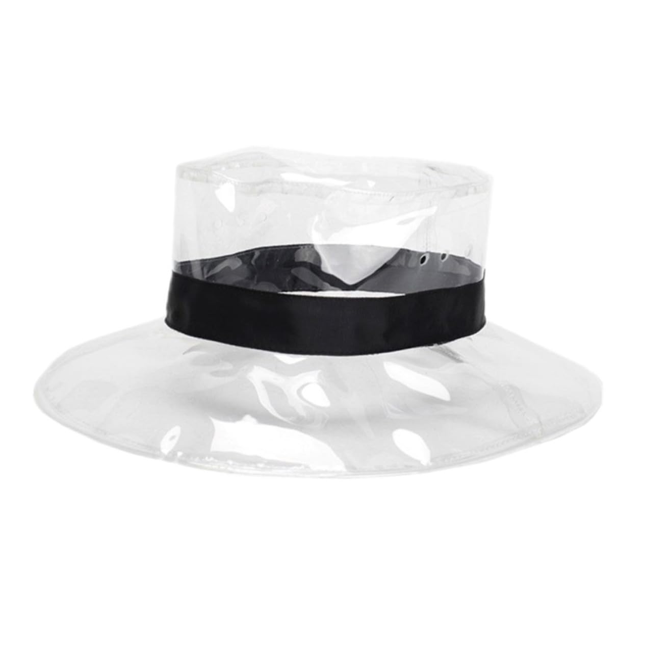 Cappello da Trasparente in PVC Unisex Protezione per Sole e Pioggia per Escursionismo e Attività Outdoor