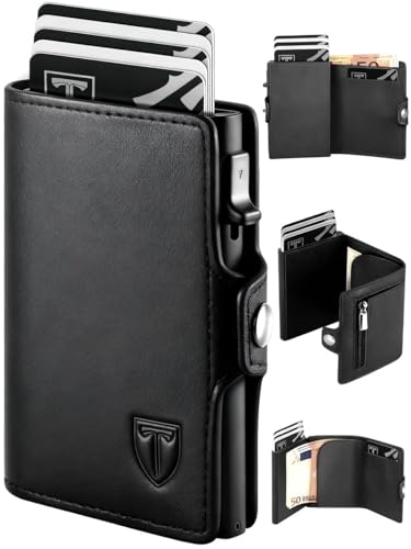 TEEHON Porta Carte di Credito da Uomo e Donna |Portafoglio