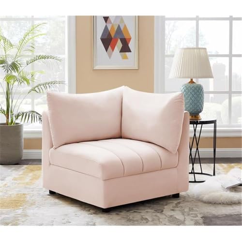 Sillón Modular Terciopelo Rosa miniatura 2
