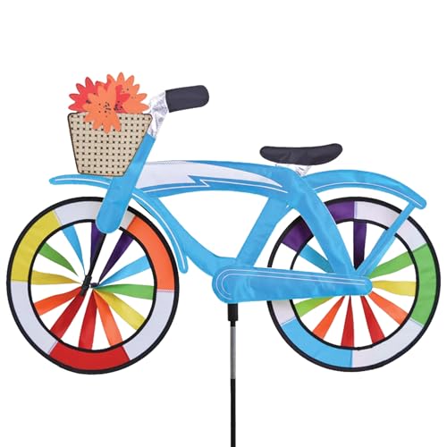 Bike Spinner Blue Classic Cruiser 30" Wind Decor