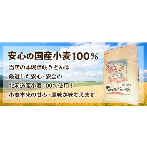 こんぴらや 半生極太讃岐うどん 300g×3