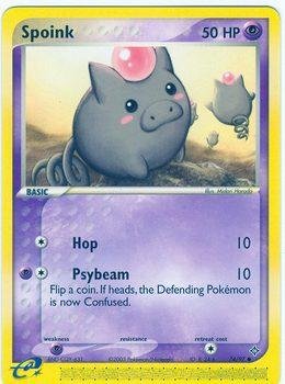 Pokemon - Spoink (74) - EX Dragon - Reverse Holofoil