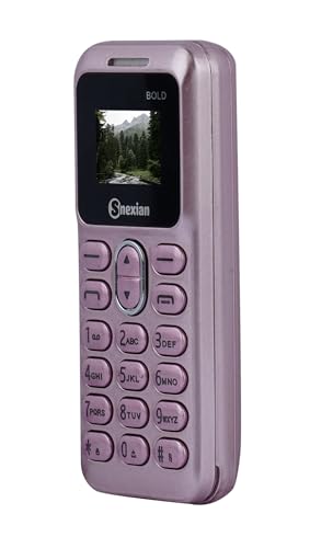 Image of Snexian All-New Bold A27 Small Size Dual Sim |Keypad Mobile| with 0.66 inch Display| BT Dialer | Small Phone|Bluetooth Size| Voice Changer |Long Lasting Battery | Feature Phone | Pink