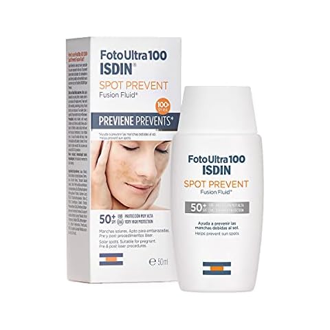 ISDIN FotoUltra Spot Prevent Fusion Fluid SPF50+ (50ml) | Prevents sun spots | Pevents changes in skin pigmentation Cover