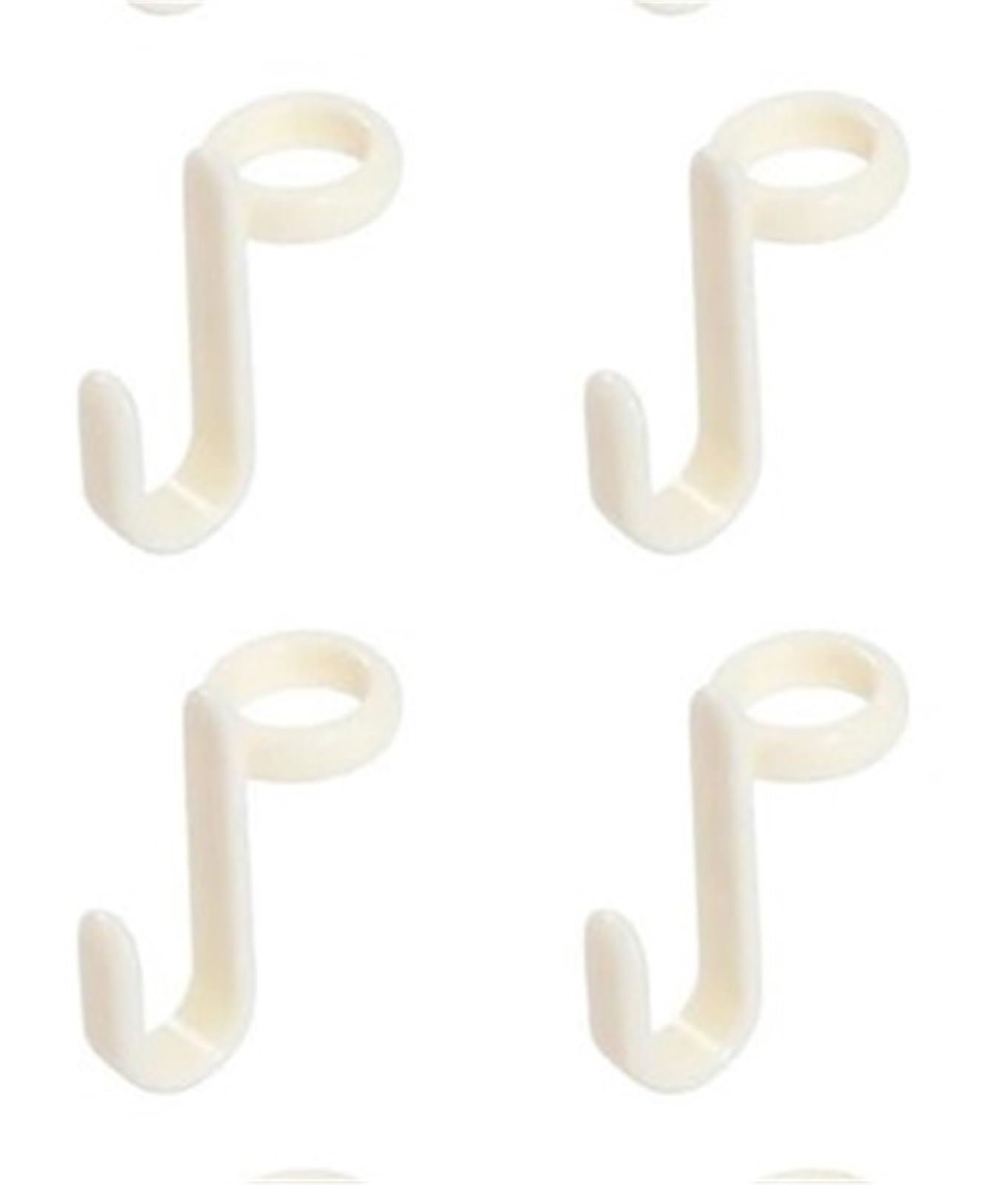 Hangers for Clothes Space Savers 400pcs Mini Hangers For Closet Connectors, Hooks Cascade Plastic, Coat Organizer, Hanger Space Saver(Beige)