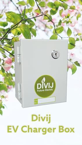Image of Divij EV Charger Power Box with Lock & 2 Keys,MCB, 6 /16A Socket Preinstalled, Perfect fit for major 2 /3 /4 Wheelers brands Charger