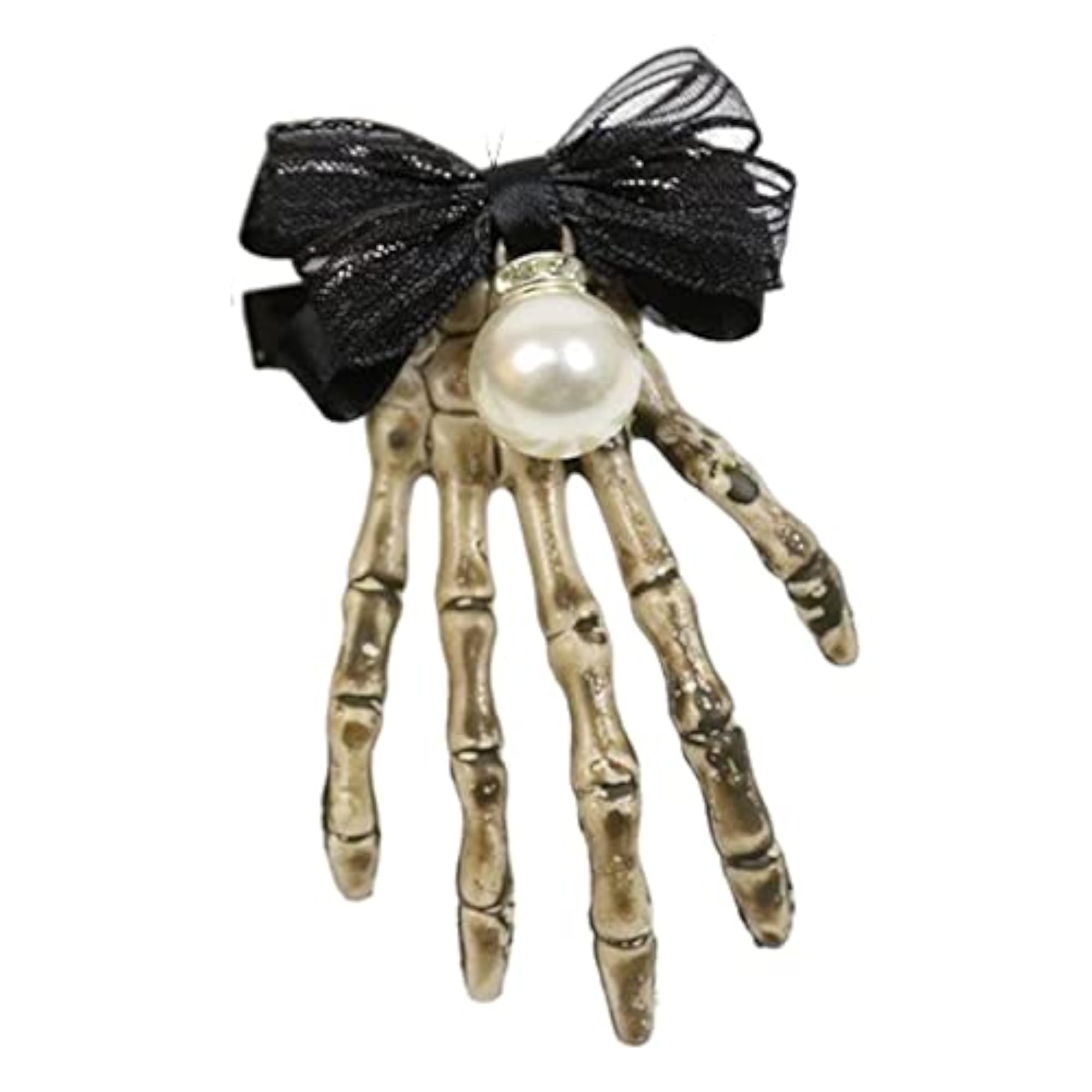 Skull Hand Hair Clip for Costume Accessory