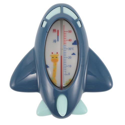FUNNETOYU Termómetro de Baño para Bebés con Diseño de Avión Pantalla Clara y Medición Precisa de Temperatura para Seguridad Bañeras y Piscinas Infantiles