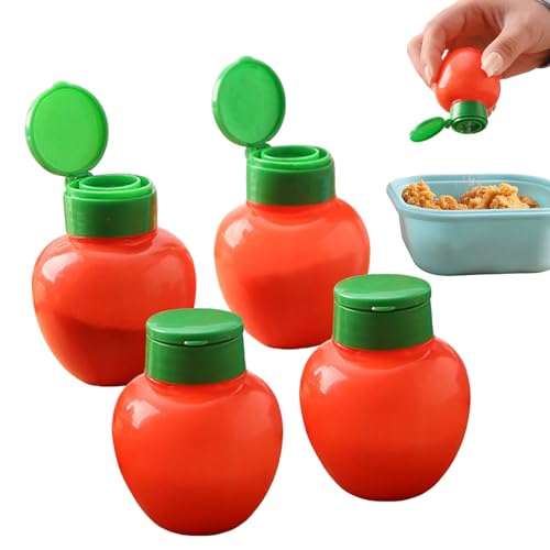 TocaFeank Juego De Saleros Y Pimenteros | Saleros Y Pimenteros Tarros Para Especias,4 Piezas Recipientes Reutilizable Utensilios De Cocina Para Hogar Y Viaje