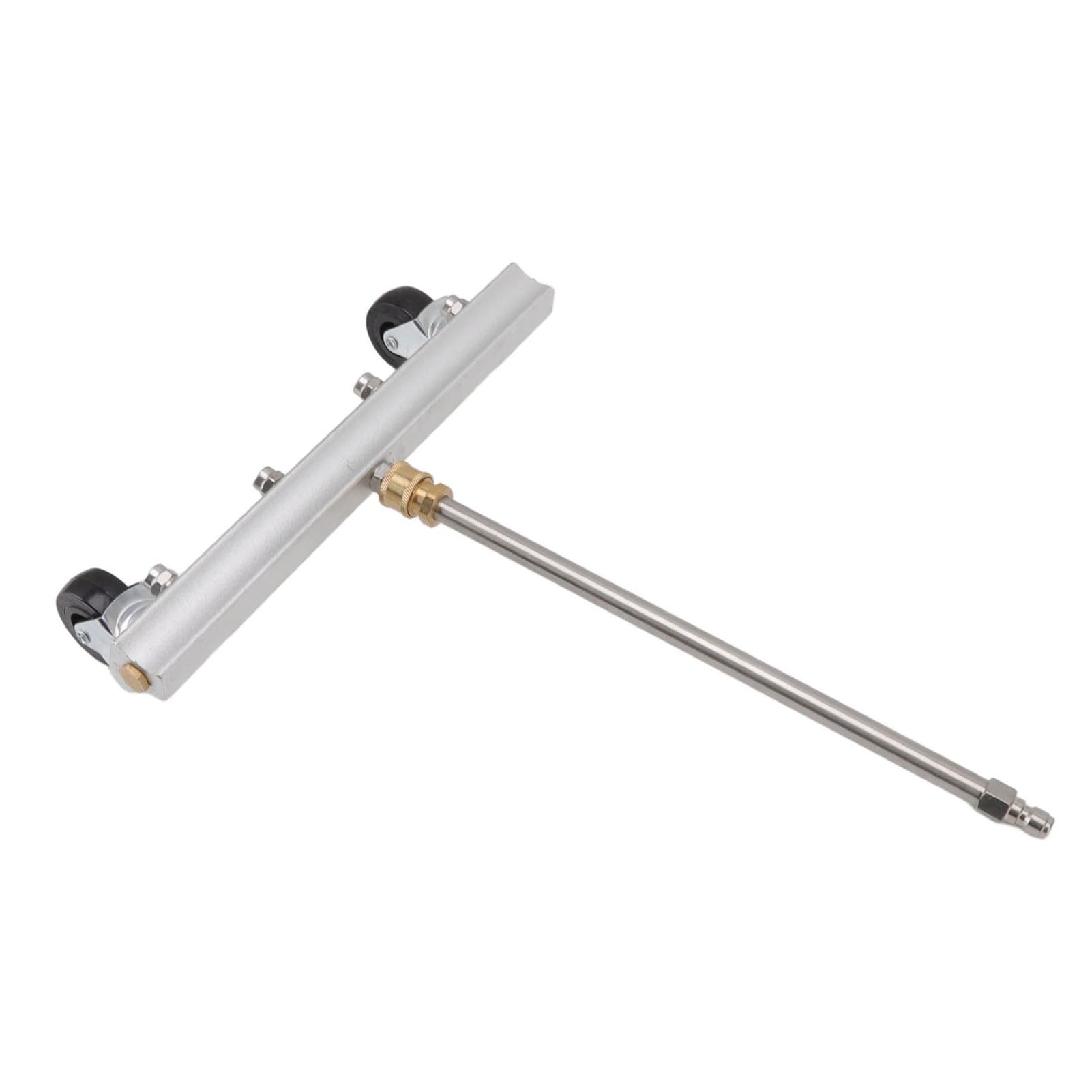 Cryfokt Limpiador de Chasis Escoba de Agua Eficiente Debajo del Automóvil para Herramienta de Limpieza de Chasis de Automóvil, Acero Inoxidable/aleación de Aluminio, Limpieza de Carreteras
