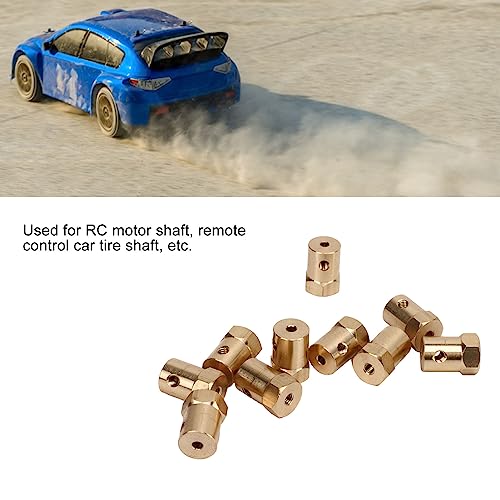 Conector de acoplamento flexível de 10 peças de 7 mm, acoplamento flexível de motor, conector hexago