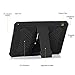 Foluu Compatible with Huawei MediaPad T5 10 Case, Heavy Duty Silicone+Hard PC Bumper Full-Body Protective Shockproof Cover with Kickstand for MediaPad T5 10 10.1 inch 2018 (Black)