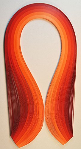 Quilling, strisce di carta da 5 mm/420 mm, mix di
