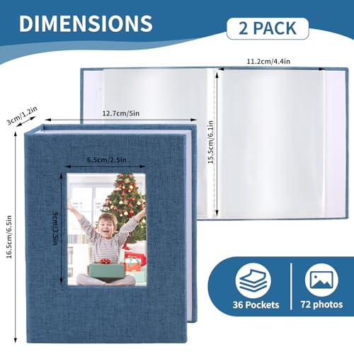 Vivinin 21XCB0002 2 Pack Photo Album 4X6 thumb #1