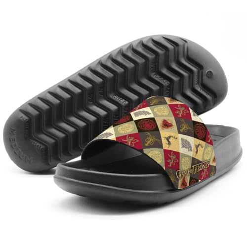 Popfunk Game of Thrones Sigil Pattern Unisex Adult Slides Sandals Officially Licensed Hypd Slydr Switch™4