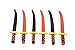 Foam Ninja Swords Set of 6 - Safe & Fun - by Trademark Innovations