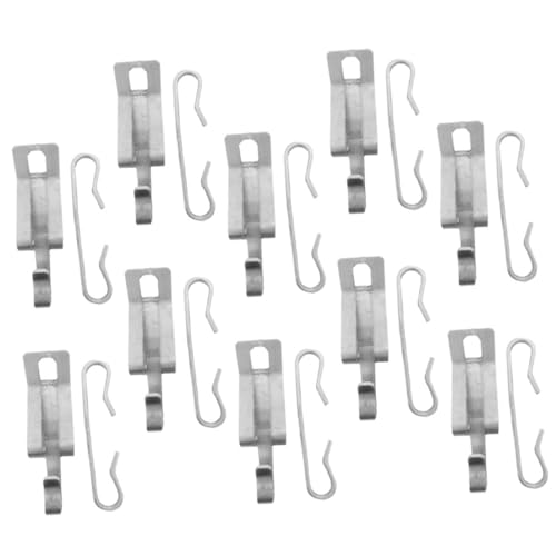 KONTONTY Distanziatori Per Clip in Alluminio Per Tetto Confezione Da 20 Per Cavo Riscaldante Per Grondaia Set Di Clip Per Cavi Antighiaccio Per Tetto