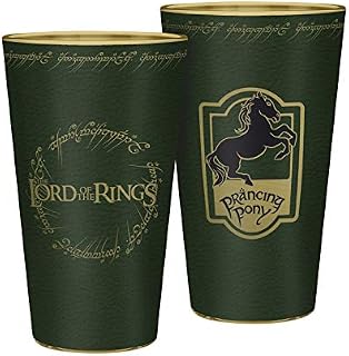 ABYstyle - The Lord of The Rings - Glass XXL - 400 ml - Prancing Pony, Green