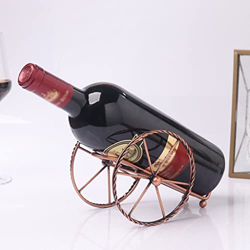 Soporte para botellas de vino de metal 12x11x19 cm miniatura 5