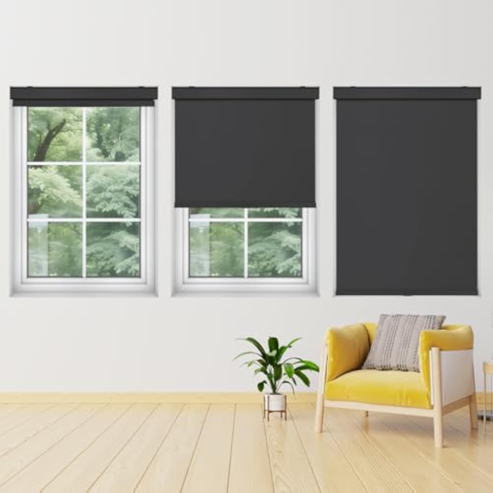 Cordless Blackout Roller Shades for Windows
