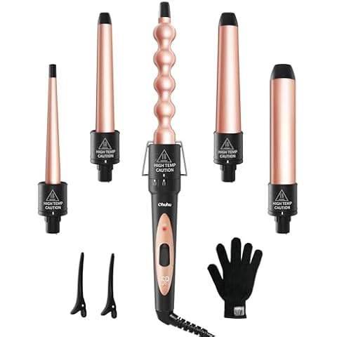 Ohuhu 5-in-1 Curling Iron Wand Set Cover