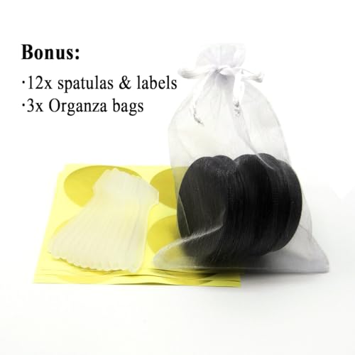 Wopanxye 12szt. 30 ml 1oz słoiczek aluminiowy, pojemnik na makijaż wielokrotnego napełniania 30g, 30 gramowa okrągła skręcana pokrywka słoik próbki na kosmetyki DIY, ręcznie robione, balsam do ust