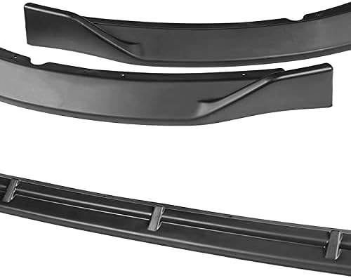 3PCS Front Bumper Lip Kit fit for compatible with 2014-2015 Kia Optima, STP-Style Splitter Trim Protection Spoiler, Air-Dam-Chin-Diffuser (Unpainted Matt Black)