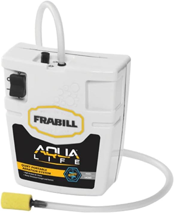 Frabill Portable Aerators | Pocket-Sized Aerators for Varying Sizes of Live Bait Storage Buckets and Coolers