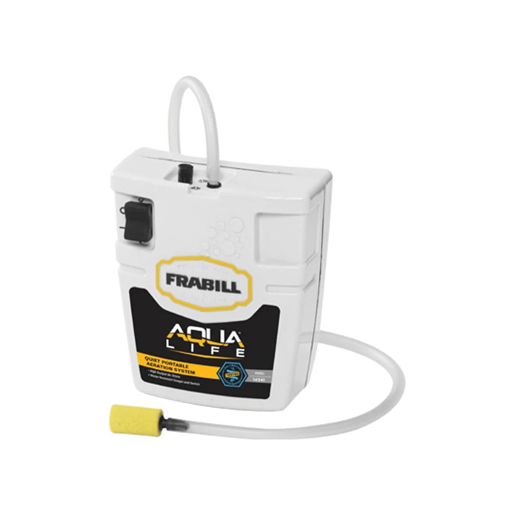 Frabill Portable Aerators | Pocket-Sized Aerators for Varying Sizes of Live Bait Storage Buckets and Coolers