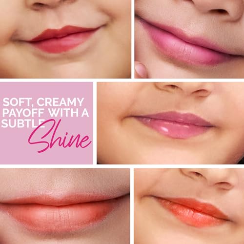 Image of Princess by RENEE Lippieland Lipstick Set Of 5 For Kids & Preteens | Creamy Texture, Subtle Shine | Buildable Pigment, With Coconut Oil & Shea Butter | Moisturizes & Nourishes Lips | 5 x 1.6g