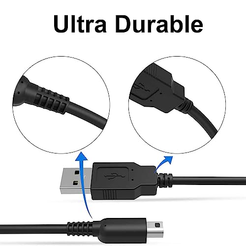 Image of Alitutumao 3DS USB Charging Cable Power Charger Cord Compatible with New 3DS XL, New 3DS, 3DS XL, 3DS, New 2DS XL, New 2DS, 2DS XL, 2DS, DSi, DSi XL