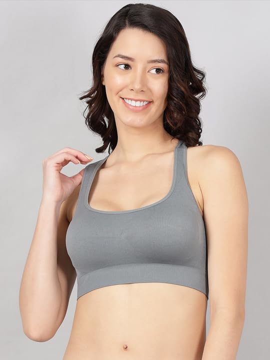 Image of Shoppy Villa - Sports Bras for Women | Gym Bras for Women Workout | Yoga Bra,Lighty Padded Cup with Full Coverage with Removable Pads