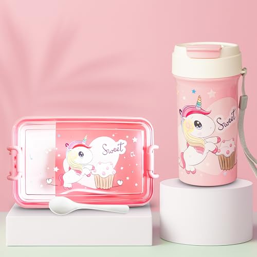 BAYBEE AstroBites Lunch Box with Sipper Bottle for Kids | BPA-Fre...