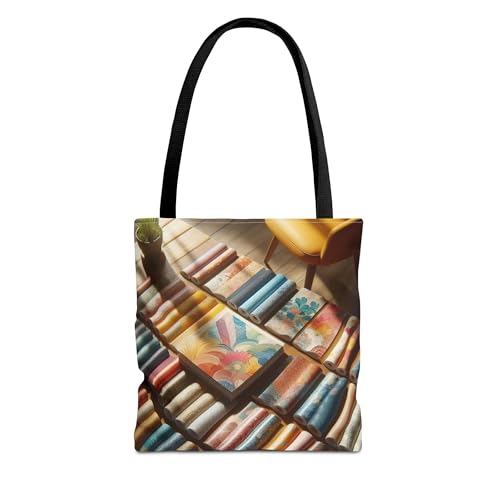 Premium Tote Bag with Reinforced Stitching - Art Wallpaper Swatches Design
