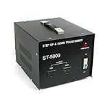 ST-5000 5000W Voltage Converter Transformer Step Up Down AC 110V/120V/220V/240V Power Regulator...