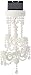 Inkology Magnetic Locker Chandelier, LED Light, Auto Light Sensor, Easy On/Off, Battery Operated (3"AAA" Batteries Not Included) Color Will Vary (273-4)