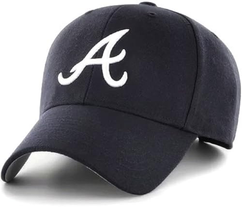 Gorra azul navy Atlanta baseball ajustable miniatura 1